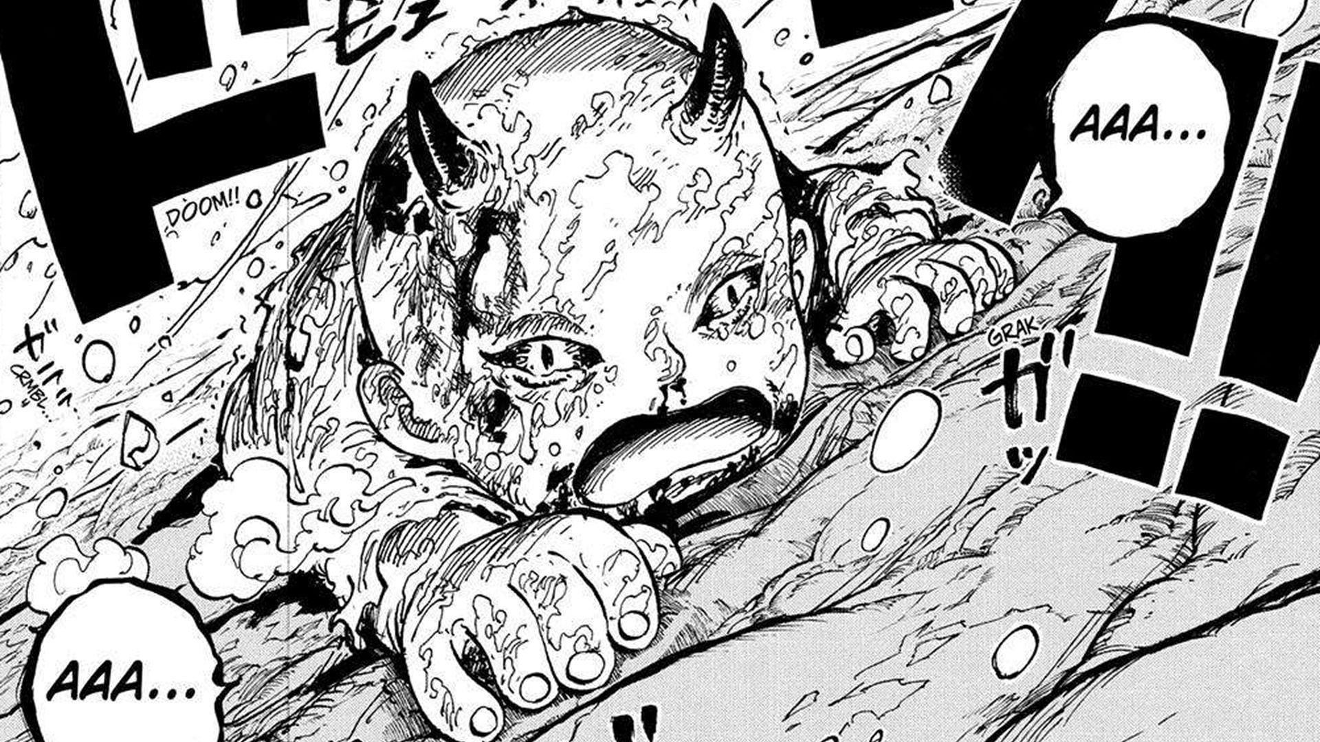 Loki as a baby (Image via Shueisha)